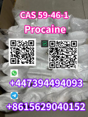 High quality supplier CAS 59-46-1 Procaine telegram+8615629040152