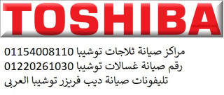 عناوين صيانة ثلاجات toshiba طوخ 01154008110