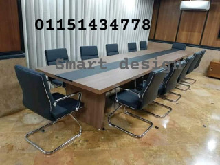 ترابيزة اجتماعات / meeting table / غرفة اجتماعات كامله / meeting room / اثاث مكتبي