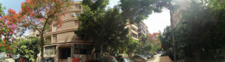 شقة للبيع شارع احمد محمود بالقرب من ميدان هليوبوليس و جامع الفتح مصر الجديدة بمدخل وجراج خاص و حديقة ١٥٠ م