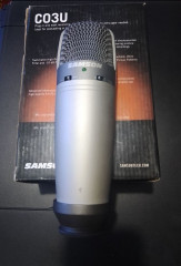 Microphone samson c03u يو اس بي استعمال خفيف جدا معاه بوب فلتر وستاند