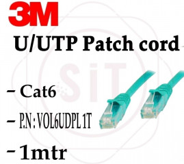 3M Patch Cord 1mtr Cat6 PVC