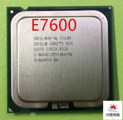Intel Core 2 Duo E7600 SLGTD SLGTN 3.06 GHz AT80571PH0833ML CPU LGA 775 1066 MHz |