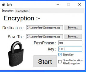 برنامج تشفير و فك تشفير الملفات لحماية الملفات الشخصية