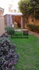 In ganoub el academya ground floor apartment with garden furnished for rent
