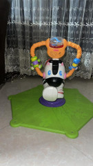 كرسي نطاط ودوّار بموسيقي للأطفال - Bounce and Spin Zebra (Multicolor)