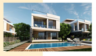 Pay only 5% and own villa standalone in compound Artfully Crafted with Water Views